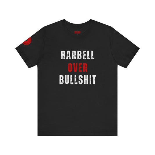 Barbell Over Bullshit black